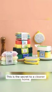 Heavy-Duty Scouring Pad for Effective Cleaning Scrubbing Kitchen Household Non-scratch Scrub