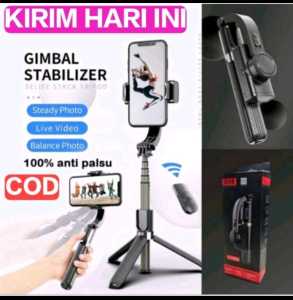 Gimbal stabilizer Selfie stick tripod Wireless bloetooth