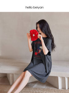 BEIYAN | Cooling Modal Cotton Comfortable Leisurely Loose Large Size Sleep Dress