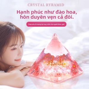 XINGYUE | Kim Tự Tháp Thạch Anh Hồng Thu Hút Tình Yêu