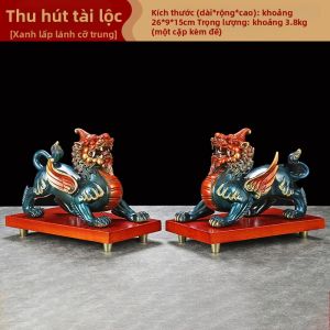 JUSHANYUAN | Đôi Tượng Pixiu Đồng Khổng Lồ Mở Quà