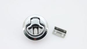 1pc 316 Stainless-Steel Marine Hatch Locking Flush Pull Slam Latch Deck Hatches Locker Cover Slam Latch Boat Hardware