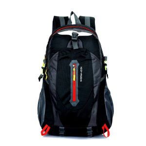 Outdoor Waterproof Mens Backpack New Style Camping Hiking Sports Bag Casual Travel Shoulder Bag Nylon Material Arc Shoulder Strap