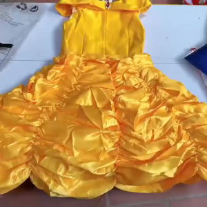 Bela - Đầm Công Chúa Bela Màu Vàng Cho Bé Gái Siêu Yêu Chất Liệu Mềm Mại Phù Hợp Mọi Dịp Size 110-150