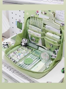 12-Layer Large Capacity Pencil Case Dopamine Pencil Bag Girl New Arrival Pencil Box Ins Good-looking Student Stationery Box