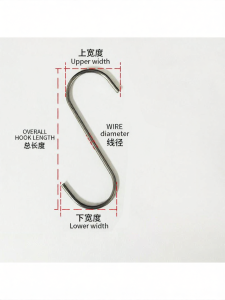 Industrial Sprayed Electroplated and E-Coating Steel Hook