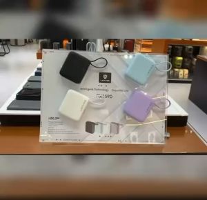 PX159D - Powerbank LENYES PX-159D Super Mini Powerbank 10000mAh Fast Charging 22.5W Built In Cable Type C Output Power Bank