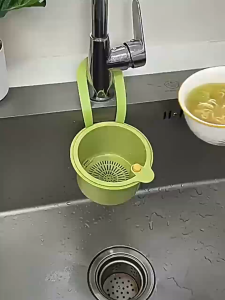 Sink Drain Basket Tommy Filter Anti-clogging Sink Push-type Hanging Drain Basket Storage Rack