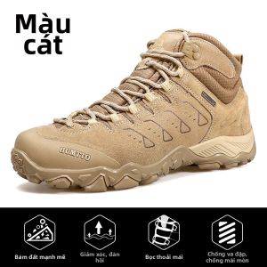 HUMTTO | Giày Đi Bộ Dã Ngoại Chống Thấm Nước Bền và Chống Trượt