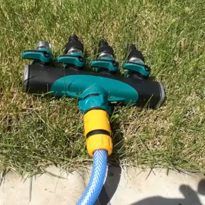 ข้อต่อก๊อกน้ำ ข้อต่อแยกน้ำประปา 4 ทาง พร้อมวาล์วปิด-เปิด เหมาะสำหรับก๊อกน้ำ 3/4 นิ้ว (6หุน) วัสดุทนทาน แข็งแรง ข้อต่อแยกน้ําประปา ข้อต่อแยกประปา - Lazada