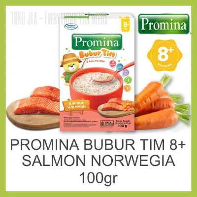 PROMINA Bubur Tim 8+ Salmon Norwegia 100gr