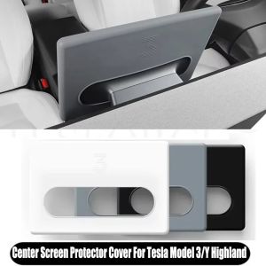 For Tesla Model 3/Y Highland Navigation Screen Protector Frame Display All-inclusive Soft Silicone Cover Central Protective