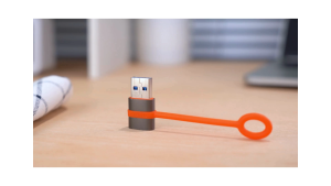 Bộ chuyển đổi Mcdodo OT-3800 Type-C sang USB thường – Có dây móc silicon chống rơi