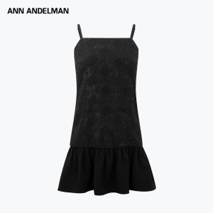 ANN ANDELMAN | Black Strapless Loose Mermaid Short Dress