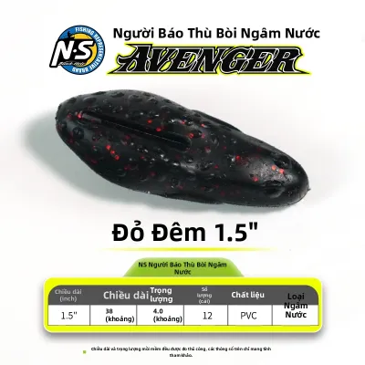 Mồi Nhựa Hình Ếch Chìm Từ Tốn Không Chì Ném Xa