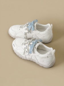 Josiny | Blue Mesh Platform Trainers New Spring