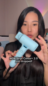 Stryv Colour+ 2.0 Mini Hair Dryer 4 Heat Settings 2 Speeds 200M Negative Ions 300g