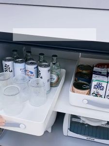 2 in 1 Pull Out Kitchen Cabinet: Durable Storage & Organization