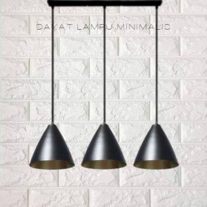 Lampu hias lampu gantung minimalis lampu ruang tamu lampu caffe lampu resto lampu mini bar lampu hottel lampu salon lampu villa lampu industrial lampu alumunium lampu indoor outdoor lampu cabang 3 lampu rangkai 3 lampu 3in1