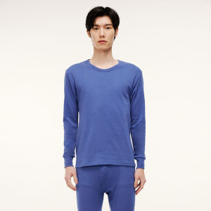 HLA | Mens Thermal Underwear Set Pure Cotton Comfortable Breathable Fall New Arrival HLA Home Brand Basic Round Neck Long Sleeve