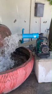 Solar Pumpปั๊มเพลาลอยโซล่าเซลล์ ปั๊มหอยโข่ง ปั๊มน้ำบัสเลทแท้ไร้แปรงถ่าน ต่อแผงหรือแบตได้ ท่อออก 2นิ้ว3นิ้ว  24V 48V 108V