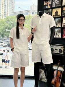 LIUBU | Casual Loose Feel Short Sleeve Polo And Shorts Set