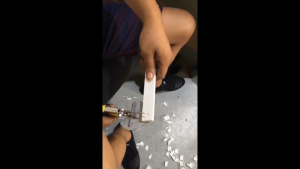 กรรไกรตัดขอบมุม กรรไกรตัดมุม กรรไกรตัดองศา กรรไกรใบโพธิ์ คีมตัดราง PVC พลาสติก ปรับองศาได้ 45-135องศา ตัดมุมเข้า ซ้ายขวา สามารถปรับองศาได้