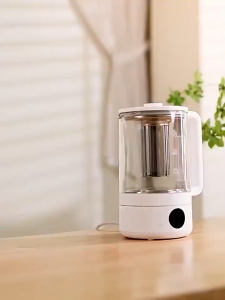 Xiaomi Mijia MI Smart Multifunctional Health Pot S1 Office Small Teapot Multifunctional Kettle 10-speed Adjustment Household Automatic Mi Home App upgraded S1 Electric Glass Tea Pot Gift & Xiaomi MIJIA Intelligence Multifunctional health pot S1 U