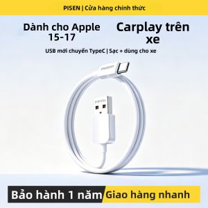 PISEN | Braided Fast Charging Cable Carplay USB to Type-C