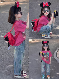 ZIRUIBABA | Summer New Thin Fashion Short Sleeve Set For Girls