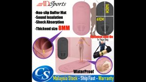 Marivy - Thicken 8mm Skipping Workout Mats Aerobics Jump Rope Yoga Mat Exercise Pad Non - Slip Silent Shock Absorption Soundproof Damping Mat