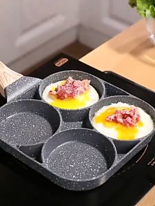 Frypan Penggorengan Sekat Bahan Alloy Teflon