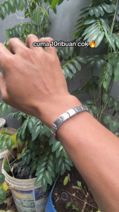 SEPASANG GELANG COUPLE ITALIAN CHARM BRACELET PRIA WANITA 1 PASANG GELANG