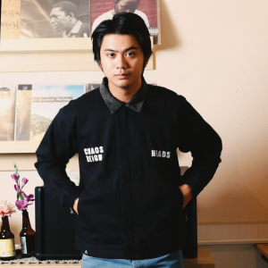 HEADS - Chaos Reign Work Jacket Black | Work Jaket Pria/Wanita Kasual Boxy Fit