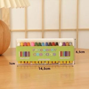 Bộ Sáp Màu Vẽ Mặt 16 Màu Dành Cho Halloween Tự Làm Tranh Vẽ Mặt Vẽ Graffiti Vẽ Body Art