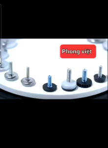 TOOLIX Tăng chân nhựa đế nhựa tăng chỉnh chiều cao bàn ghế tủ ren vặn 6ly 8ly 10ly - MOGEE