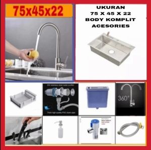 Kitchen sink 7545 Stainless sus 304-minimalis
