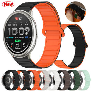 20mm/22mm Magnetic Band For Amazfit Active/BALANCE 2 Replace Bracelet AMAZFIT BIP6 5 UNITY GTR4 3 2E GTS 4 mini 3 Silicone Strap