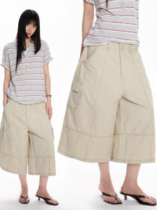 APOCKET | Retro Multi-Pocket Work Trousers 3/4 Length