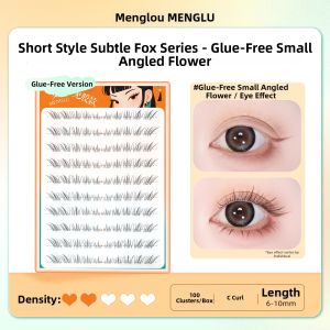 MENGLU | Glue-free Transparent Natural Sunflower Style Self-adhesive Eyelashes 2026 New