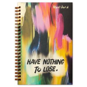 Montilord Thick Paper Notebook Portable A5B5 Grids Fearless Smooth Writing High Aesthetic Value Business Supplies