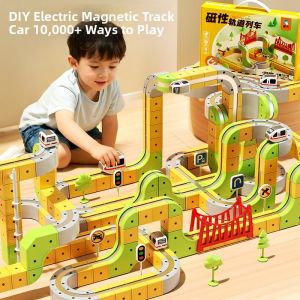 AOBIXIONG | Transformable Magnetic Track Anti-Gravity Train Building Toy