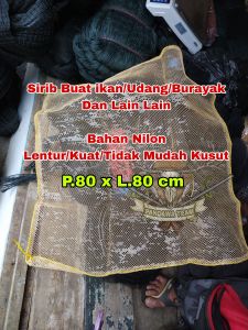 Cod!! Sirib ikan/Udang/Burayak dll | Sirib Bahan Nilon KNT | Lentur Kuat Tidak Mudah Kusut