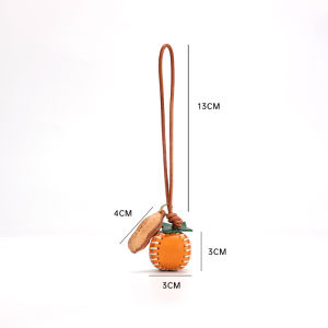 Handmade Pure Top Layer Cowhide Leather Retro Genuine Leather Bag Charm Pendant for Handbags Fashionable Accessory