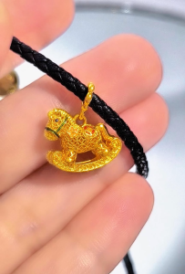 MJ Jewellery 916/22K Gold Horse Pendant B307