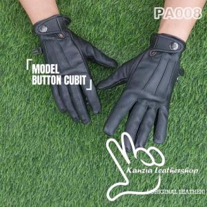 Sarung Tangan Motor Kulit Dewasa Garut Full Jari