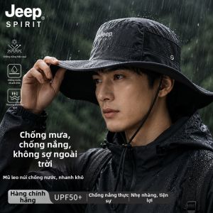 JEEP SPIRIT | Mũ Đánh Cá Andnh Rộng Chống UV Có Kính Chắn Mặt