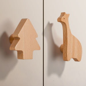 WANGDALI | Cute Wooden Drawer Pull for Boys