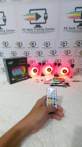 YGT 1255 ARGB LED FAN with Remote Controller