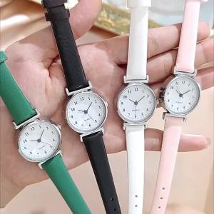 Women Digital Quartz Watch Thin Leather Strap Ladies Students Fashion Casual Wristwatch For Daily Wear School Ladies Watch